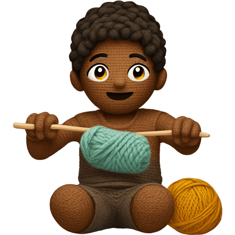 Crocheting  emoji