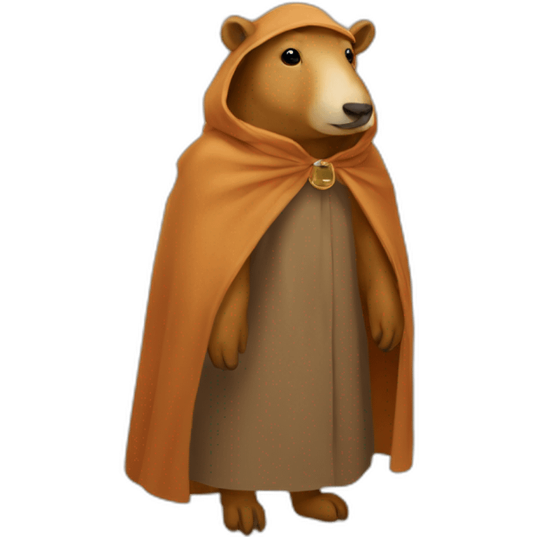 Capibaras with cloak emoji