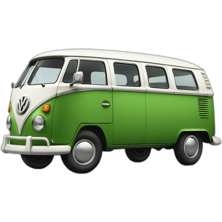 green first generation Volkswagen  emoji