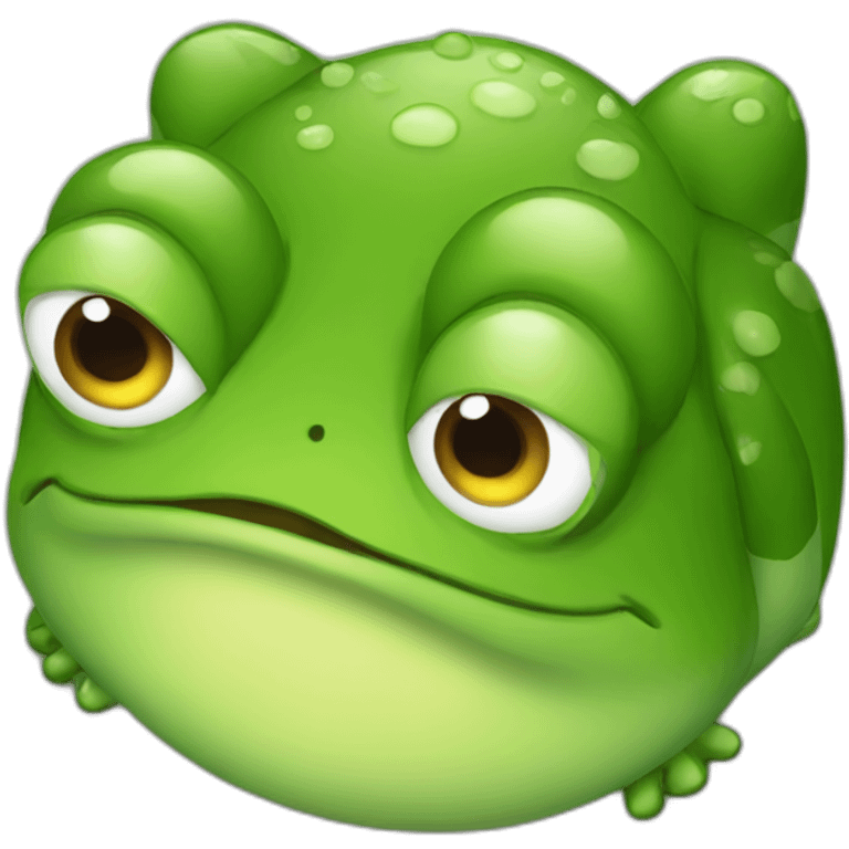 drunk frog emoji