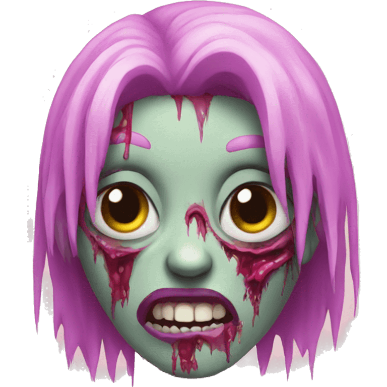 zombie pink emoji