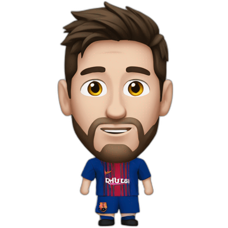 Messi fumando  emoji