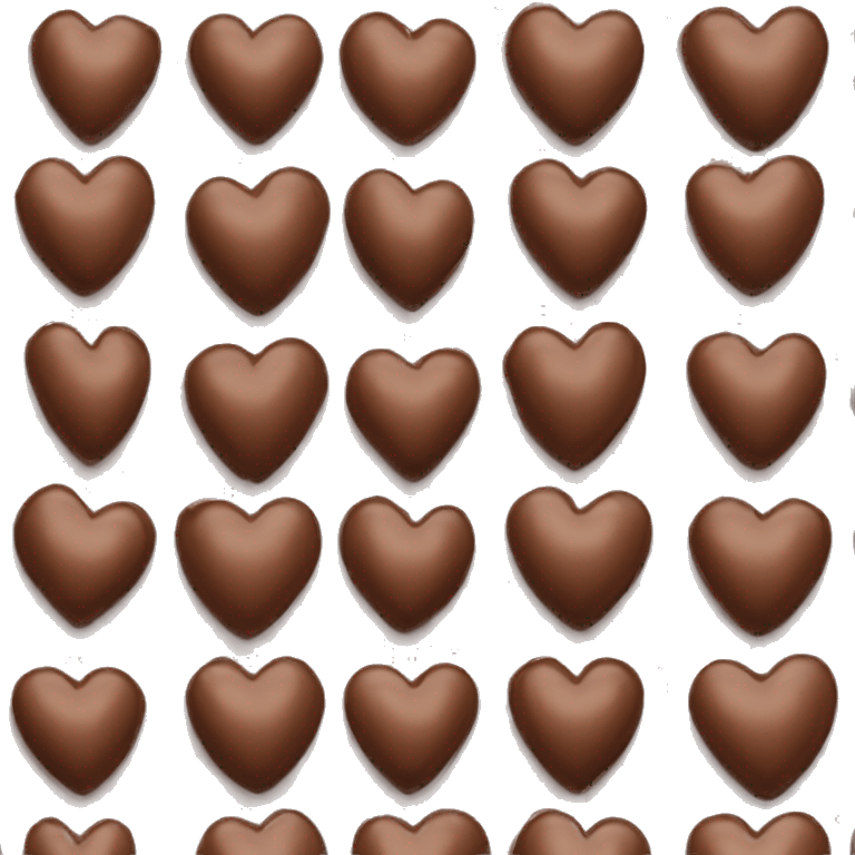 Heart emoji Chocolate  emoji