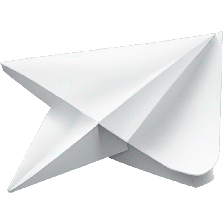 white paper airplane emoji