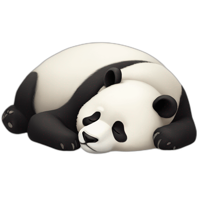 Sleeping panda emoji