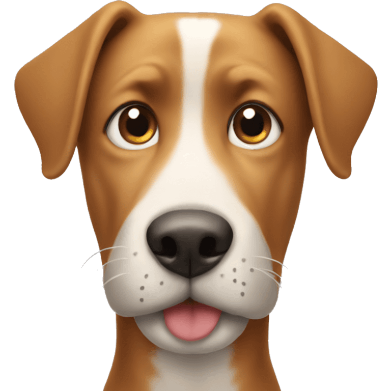 A dog with a big nose  emoji