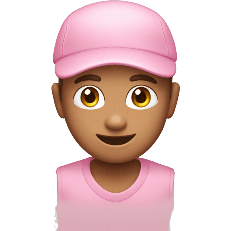 Please create an emoji that looks like the icon of Safari in pastel pink emoji