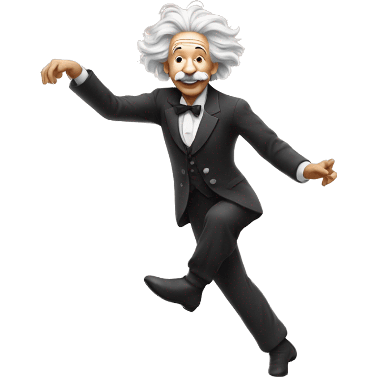 dancer albert einstein dance emoji