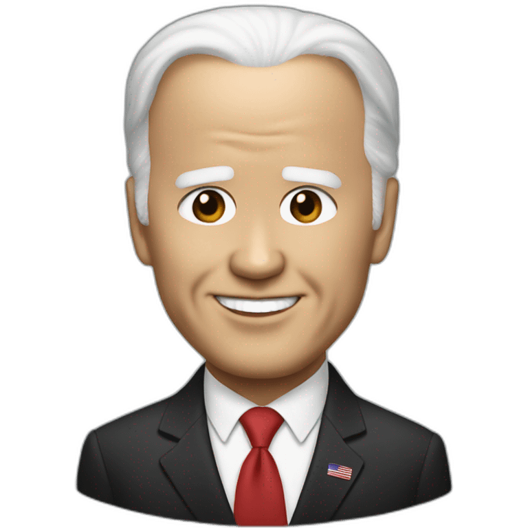 joe biden with kim jung un hair emoji