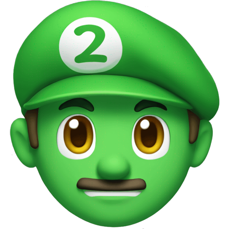 Luigi head  emoji