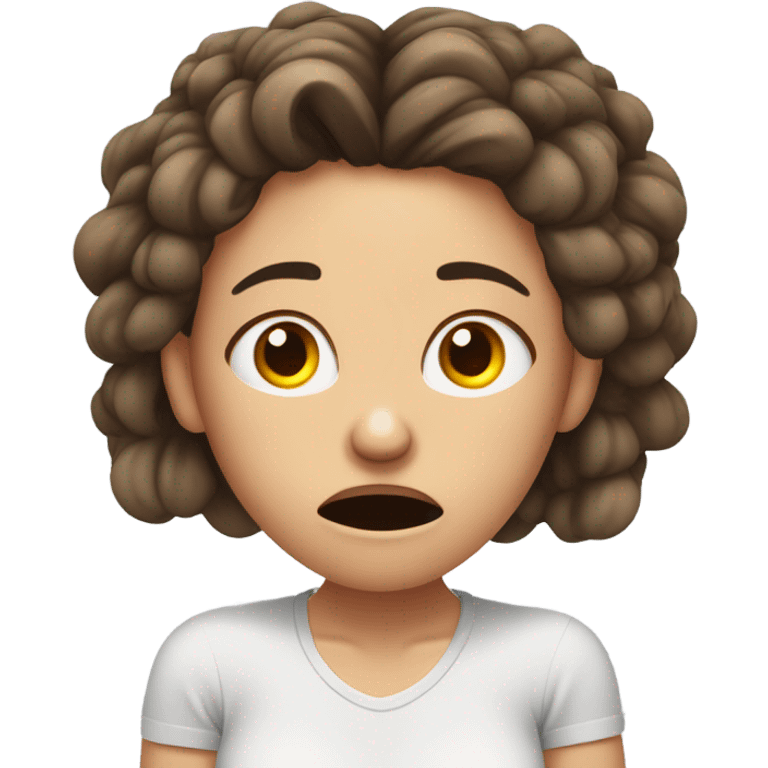 Stressed woman emoji