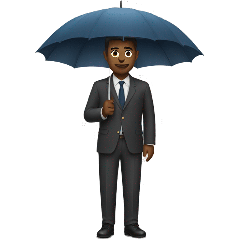 Man with umbrella emoji