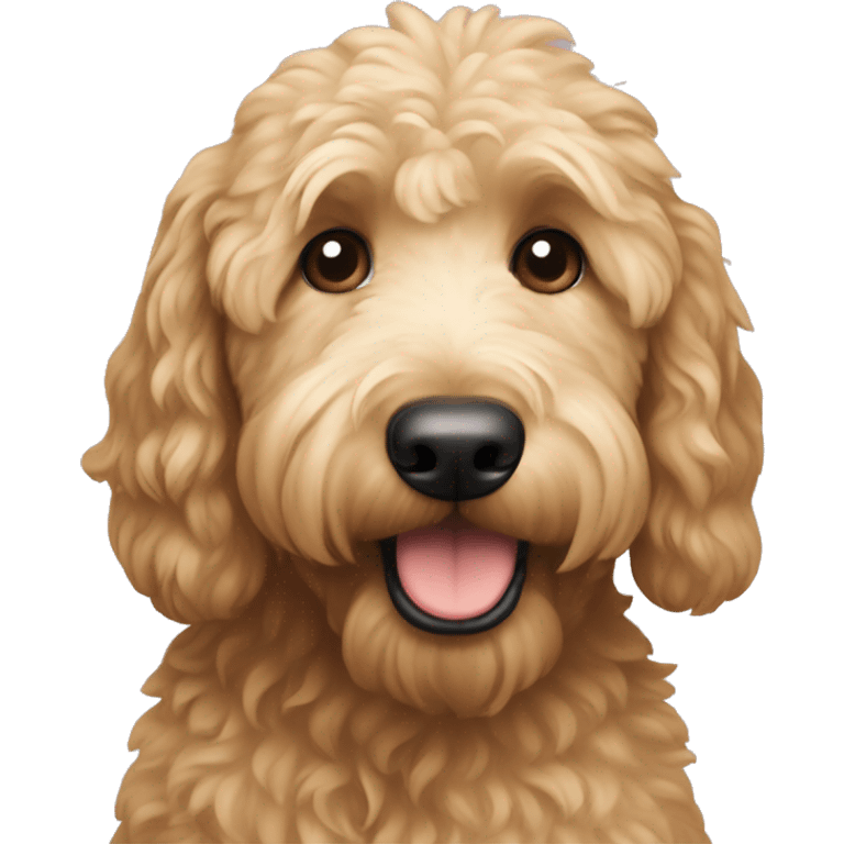 goldendoodle dog emoji