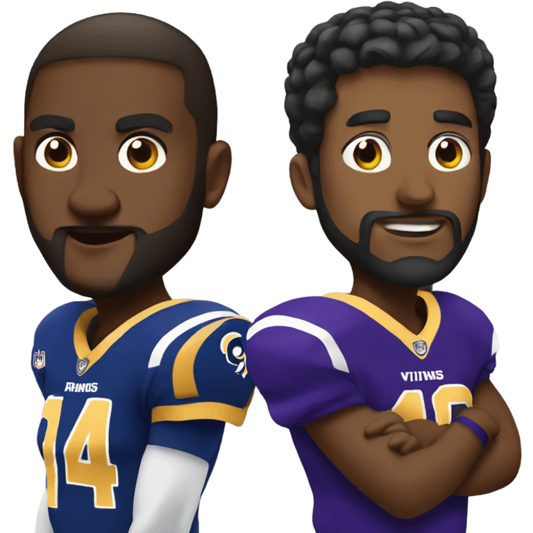 Rams versus Vikings  emoji