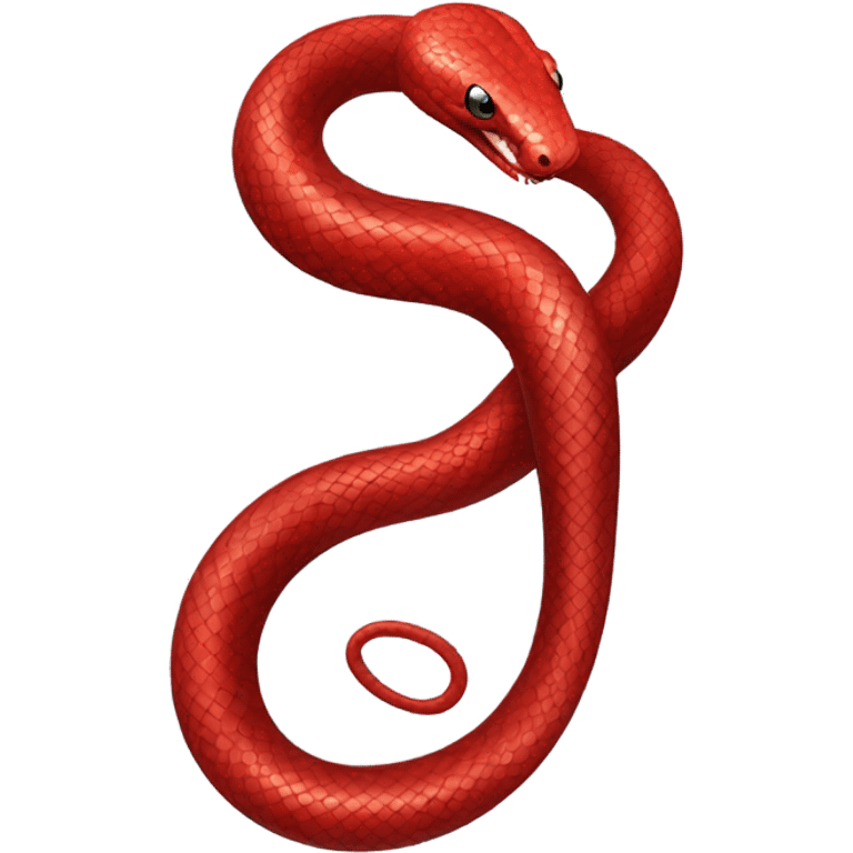 red snake  emoji