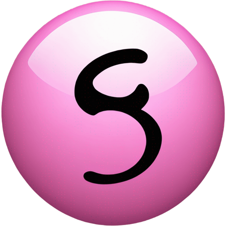 pink 8ball emoji