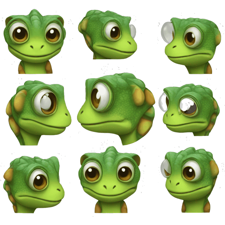 chameleon computer programmer emoji