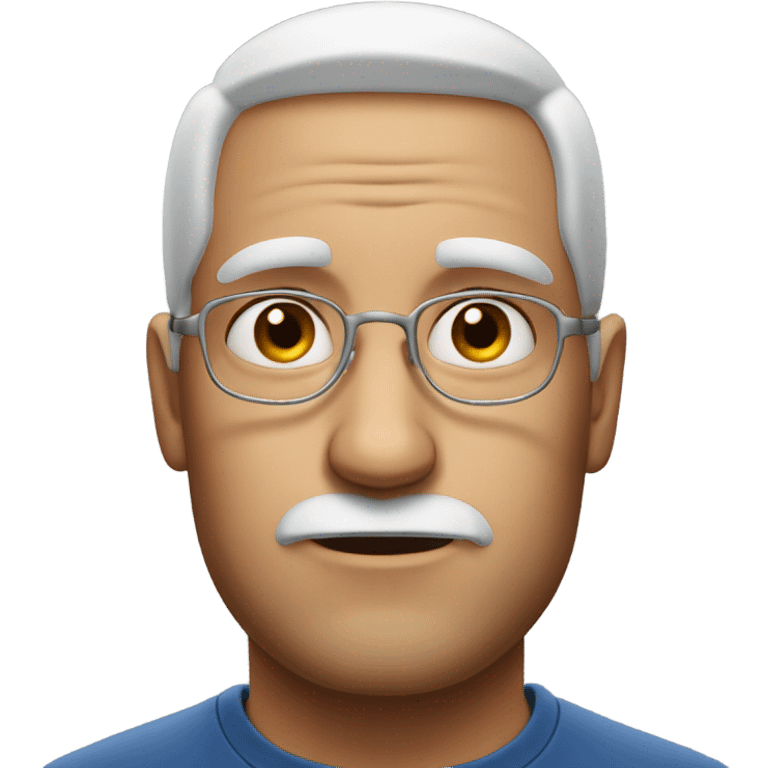 Guy with crazy eyes and salt on his nose emoji