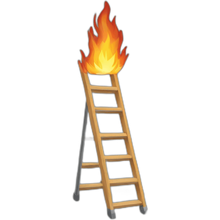 ladder fire emoji