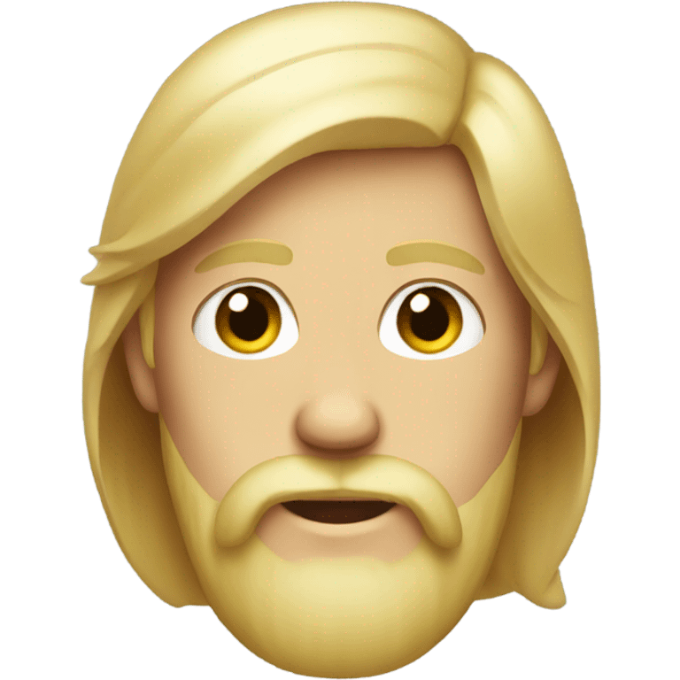 blond boy with long ass beard emoji