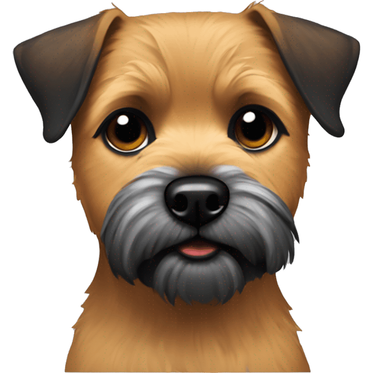 a black border terrier  emoji