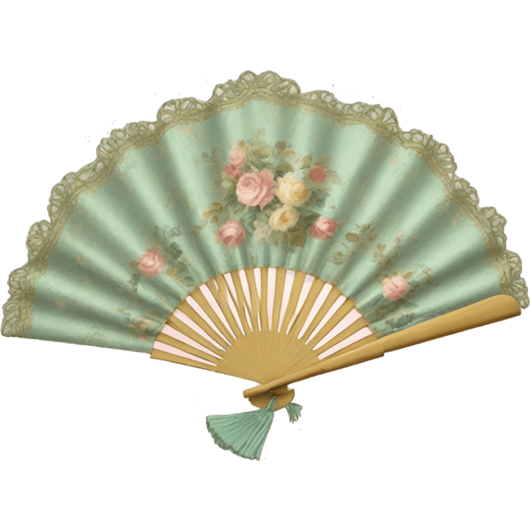 rococo hand fan emoji