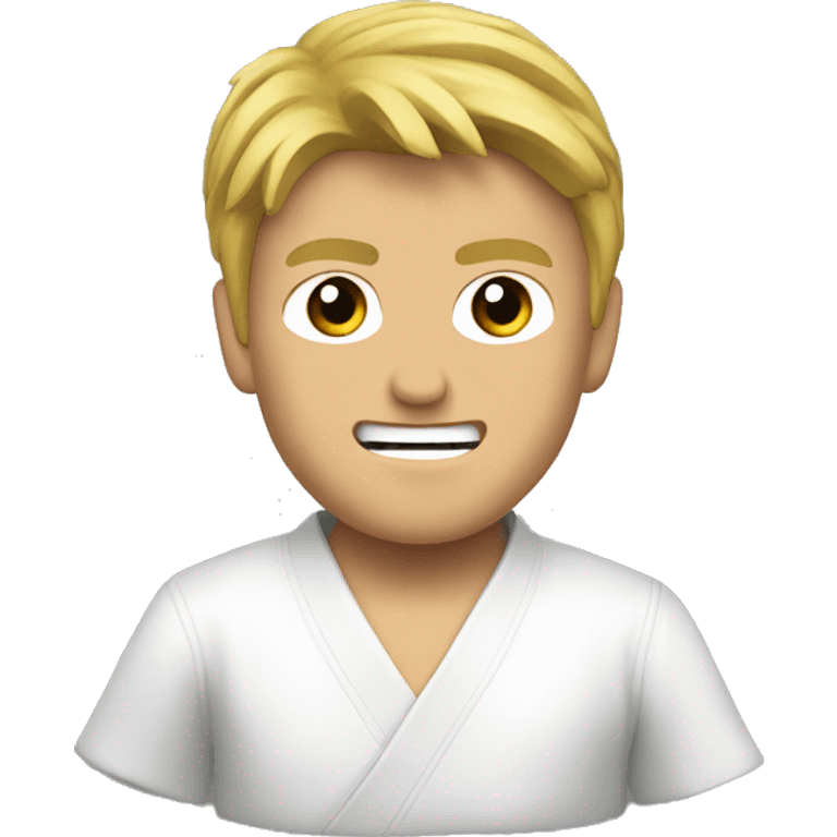 Johnny Lawrence doing karate emoji