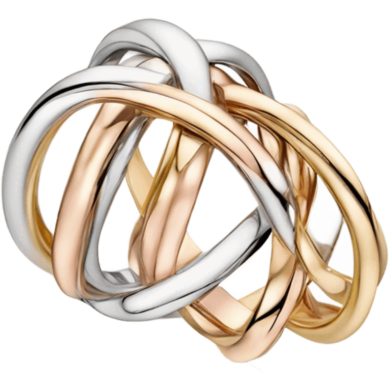 cartier trinity ring emoji