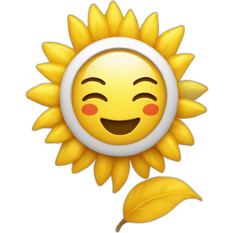 Un soleil emoji