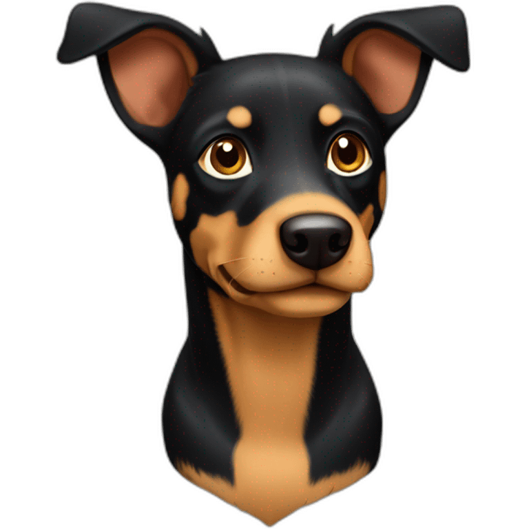 Old Black and Tan short haired kelpie emoji