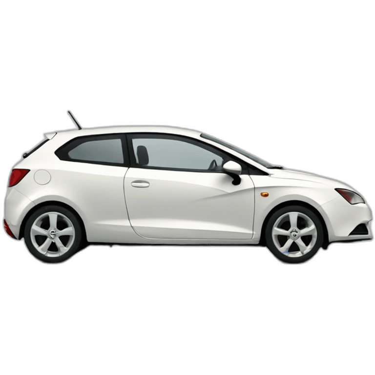 White Seat ibiza 2005 model emoji