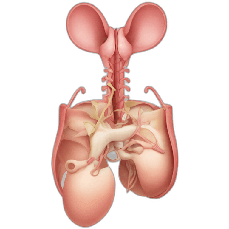 Diagram of mouse abdominal aorta emoji