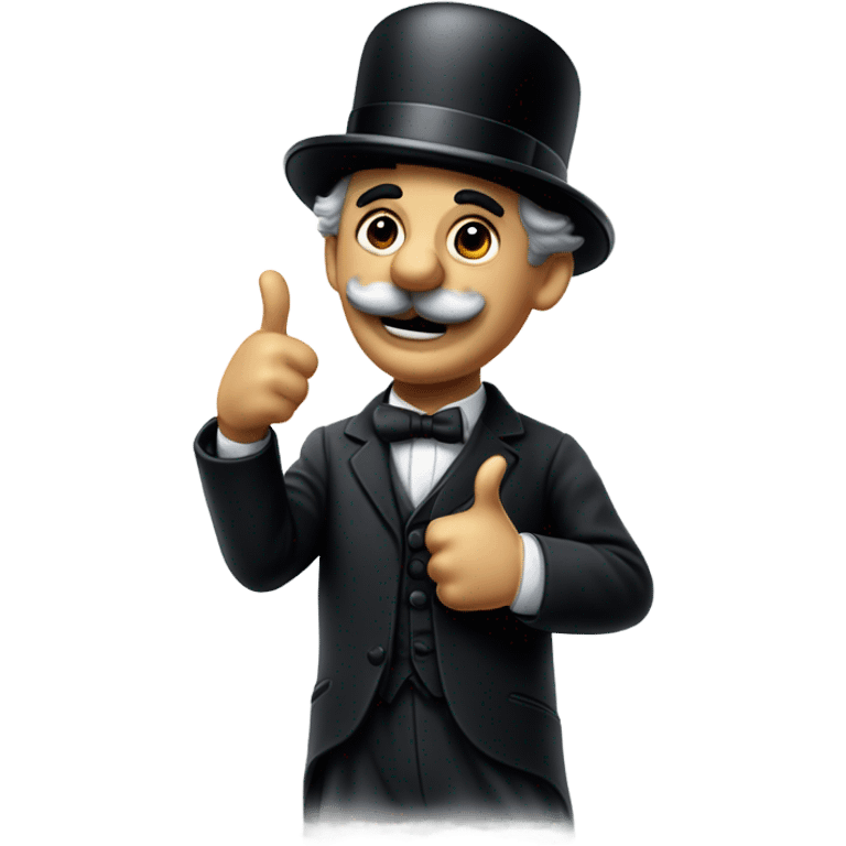 Charlie Chaplin thumbs up emoji