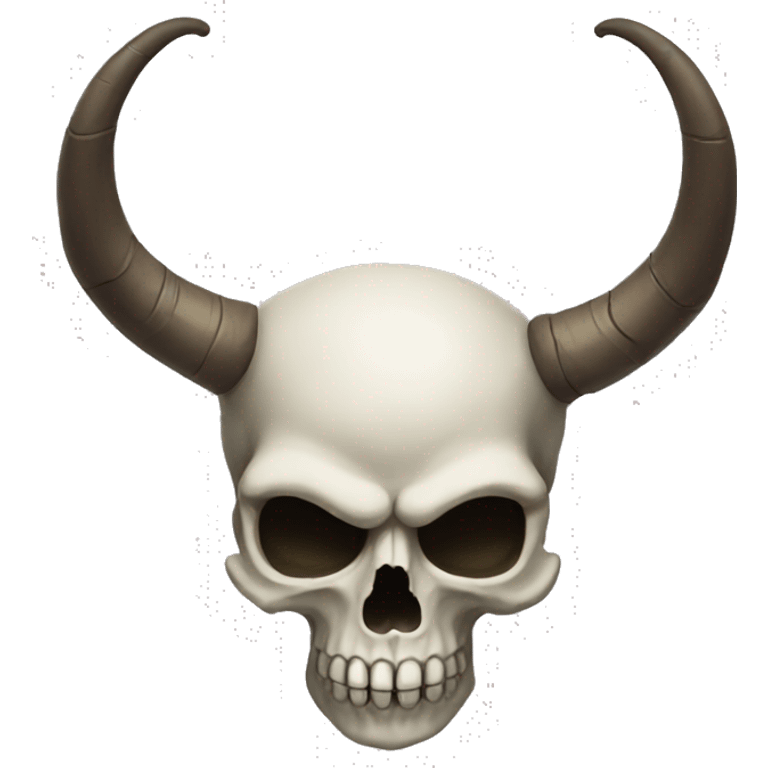 Skull with horns emoji