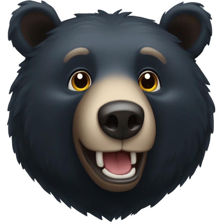 black bear emoji