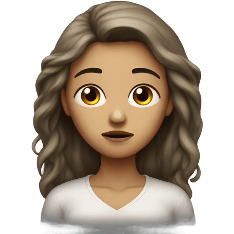 Sad lady emoji