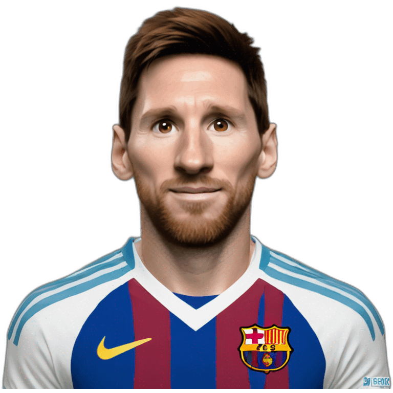 Messi dans du caca emoji