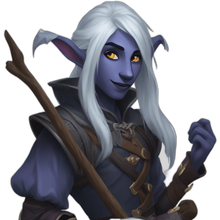 Drow bard dnd emoji