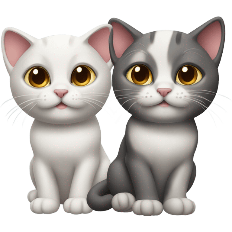 Three headed cat  emoji