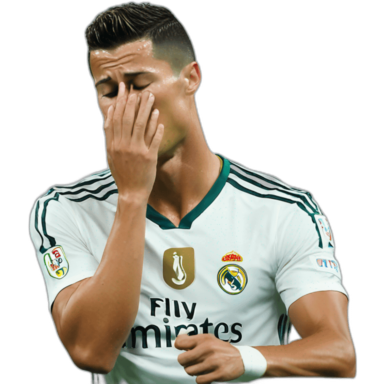 cr7 crying emoji