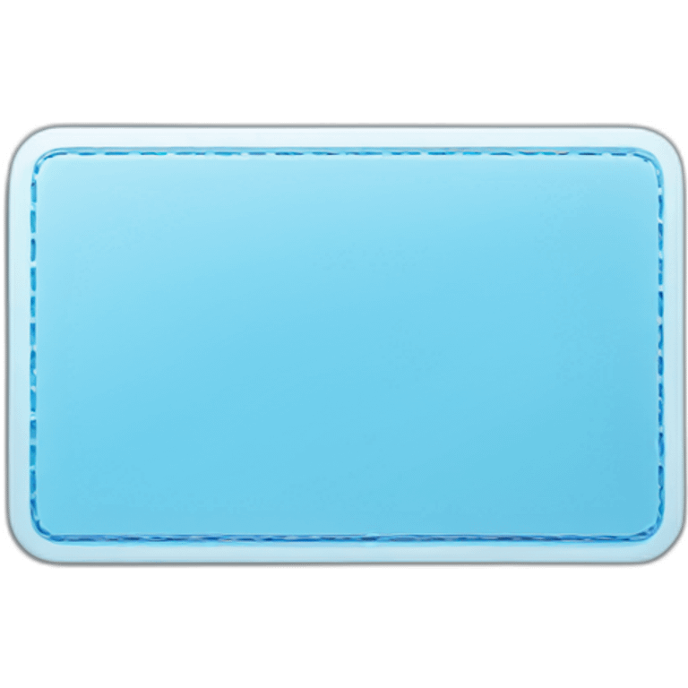 rectangular-horizontal-id-card-icon-light-blue emoji