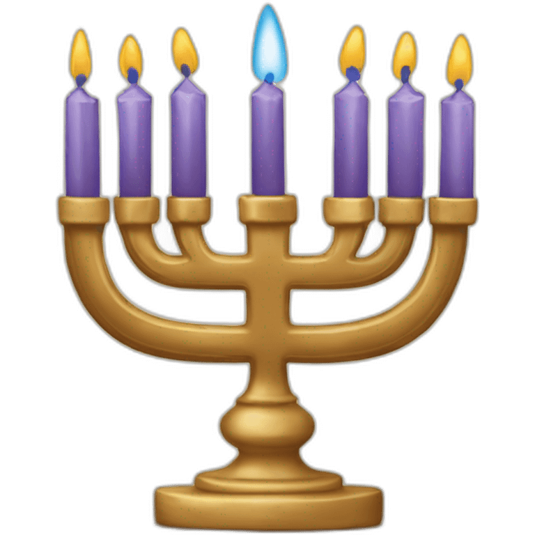 Hanukkiah emoji