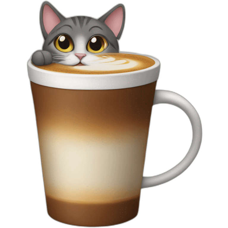 cat drink Coffee  emoji