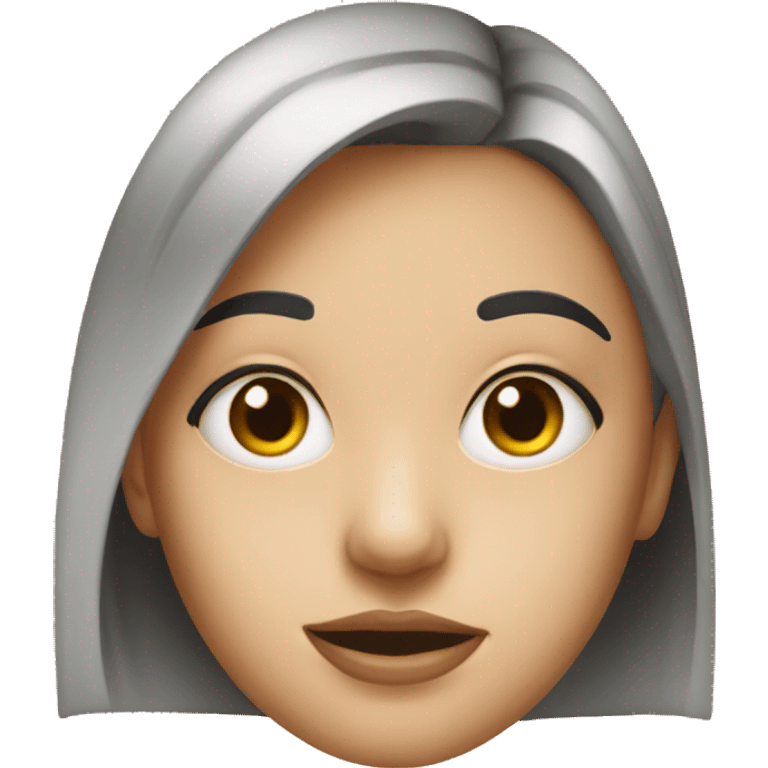 fabric mask on a girl's face emoji