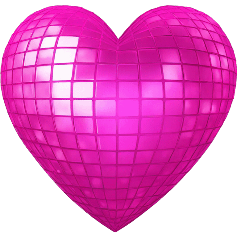 pink disco ball heart emoji