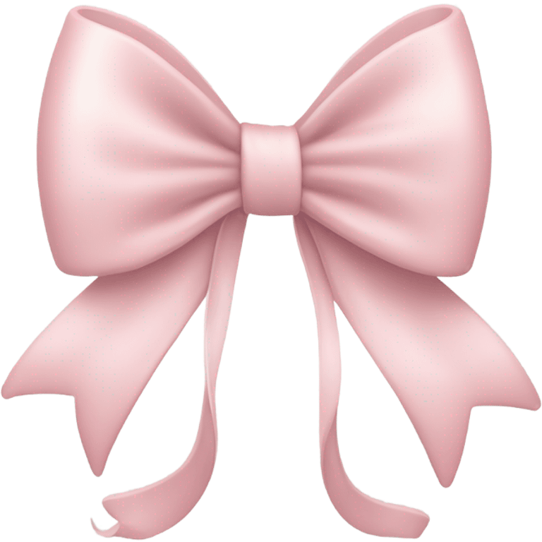 pastel pink bow emoji