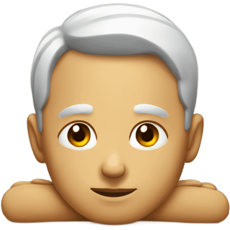 Resting head on table emoji