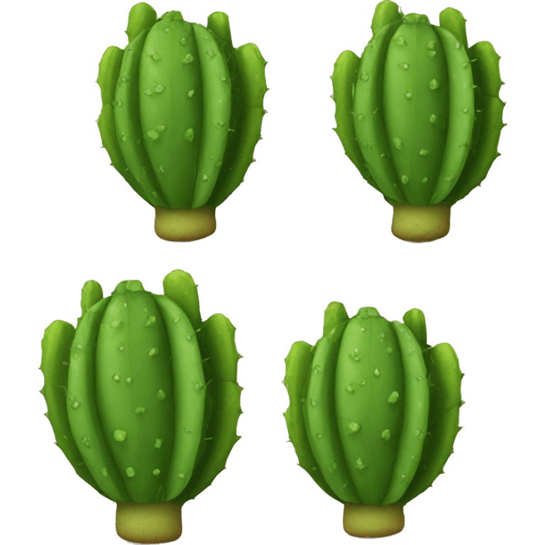 round Nopal emoji