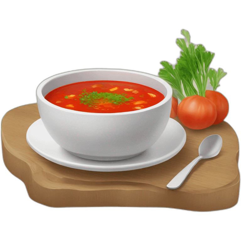 Borsh Ukrainian red soup emoji