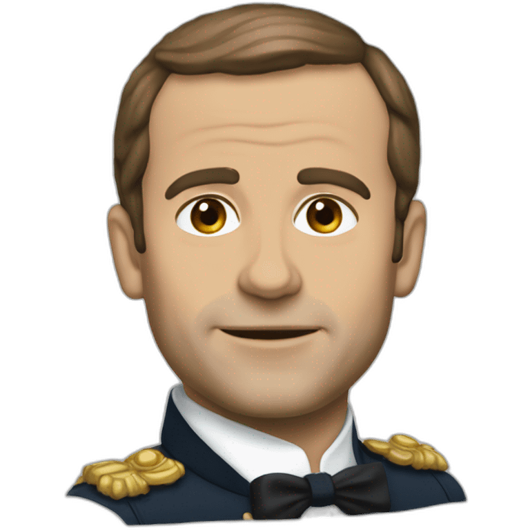 macron choqué emoji